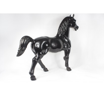Large Black Horse image 3