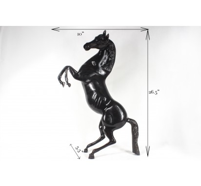 Large Black Horses image 9