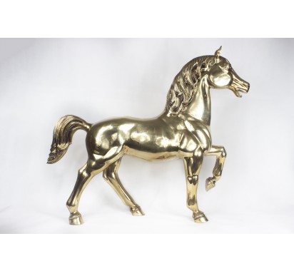 Large Gold Horse