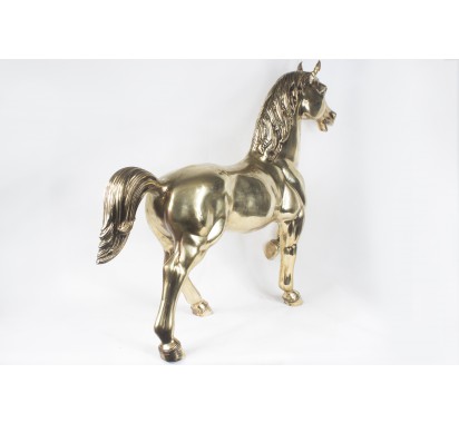 Large Gold Horse image 3